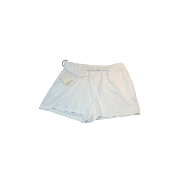 Calligraphie White Linen Skort Size XL Pockets - Picture 2 of 11